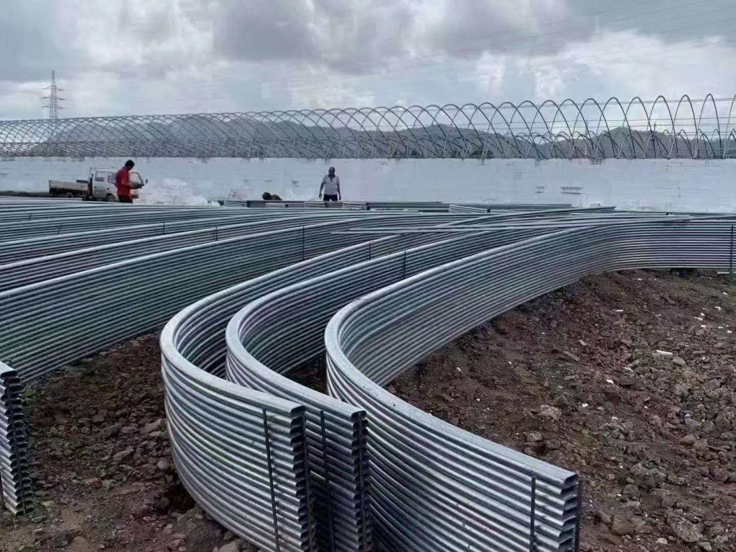 Vékonyfalú horganyzott elliptikus cső